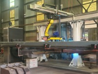 Sistem Gantry Robot Terbalik 300kg dengan Sumbu Eksternal XY untuk Otomatisasi Pengelasan Robot Industri