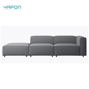 Hiện đại sang trọng l-hình dạng cắt góc ghế sofa đặt vải <span class=keywords><strong>Modular</strong></span> đồ nội thất cho nhà văn phòng và phòng khách - Product Image 5