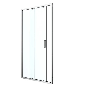Mampara de Ducha Corredera <span class=keywords><strong>con</strong></span> Perfiles de Aluminio Elegantes y Marco Ajustable para Paredes Irregulares - Product Image 2