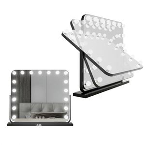 Multifunctional Furniture <b>Mirror</b> Led Light Lighting <b>Vanity</b> <b>Makeup</b> <b>Mirror</b> Desk-top Single-Surface <b>Mirror</b> - Product Image 2