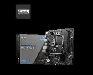 Placa base PRO H610M-E DDR4 Intel H610 LGA1700 mATX para computadora de escritorio, compatible con CPU i3, i5, i7 de 12ª/13ª/14ª generación, M.2 PCIe4.0, para oficina y juegos. - Product Image 1
