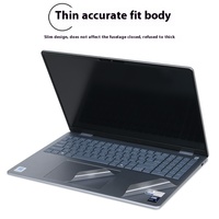 Pour Dell Pro Max 2025 DB16250Base Film de protection pour ordinateur portable argent givré noir Premium Shell autocollant Plus Transparent