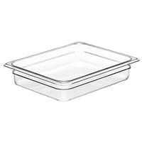 Bac de service Liyunda LT-P12, taille 1/2, transparent, 10L, en polycarbonate, norme Gastronorm GN, récipient de cuisine