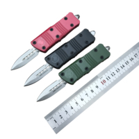 Couteau pliant de poche MT Mini, lame en acier 440C, couteau tactique de survie EDC avec manche en alliage de zinc pour le camping en plein air