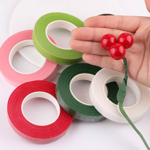 Solid Color Floral Tape Colored Paper Tape DIY Handmade <b>Tiebacks</b> Telescopic Flower Stem Wrapping Tape Middle Size Random Colors - Product Image 2