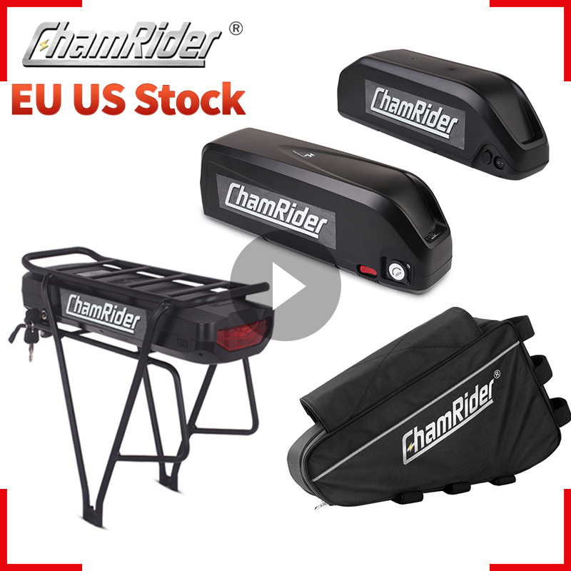 Аккумулятор ChamRider 36V 48V 52V 60V 72V 18650 21700 литий-ионный аккумулятор 500W 1000W 1500W электрический велосипед аккумулятор для электровелосипеда