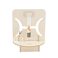 Kit de Modélisation Mécanique en Bois Wincent DIY, Modèle à Liaisons Mécaniques Motorisé, Expérience Scientifique STEM, Jouet Éducatif, Cadeau de Physique