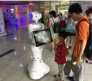 Robot de medición de temperatura humana y Recepción de bienvenida para hotel, personalización - Product Image 2