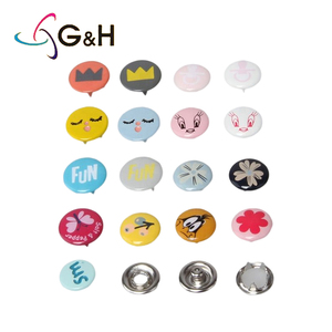 Tùy chỉnh giá thấp 8mm/9mm/10mm/11mm/11.5mm/12mm/12.5mm/13mm/14mm/15mm Snap nút màu đen Snap nút ngọc trai - Product Image 6