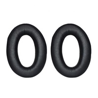 Coussinets d'oreille en éponge en cuir protéiné Offre Spéciale coussins oreillettes de remplacement pour casque d'aviation B ose X A10 A20 casque