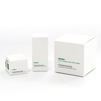 Boîte d'emballage personnalisée de luxe écologique pour soins de la peau, parfums, gloss à lèvres, rouge à lèvres, sérum pour les yeux, boîte d'emballage en papier blanc