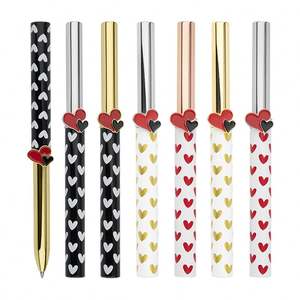 Bolígrafo de Metal con Diseño Personalizado, Impresión a Color, Bolígrafo con Transferencia Térmica, Bolígrafo de Metal con Punta de Bola para Regalo de Mujer - Product Image 1