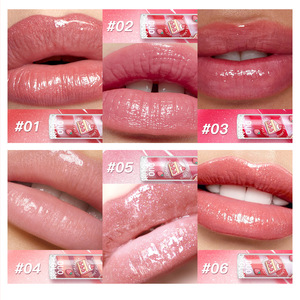 Tốt Nhất Bán Hai-Tone Bánh Lip Gloss Dưỡng Ẩm Swirl Lip Gloss Lucida <span class=keywords><strong>Labbra</strong></span> - Product Image 5
