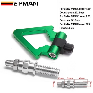 Crochet de remorquage <span class=keywords><strong>sport</strong></span> automobile, barre de remorquage de course, anneau de remorque pour BMW <span class=keywords><strong>MINI</strong></span> <span class=keywords><strong>Cooper</strong></span> R60 R61 F55 F56 style européen EP-RTHLPH012 - Product Image 3