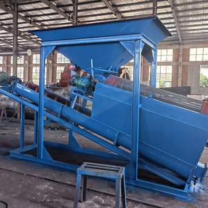 Máquina de cribado de tambor en espiral con motor de CA azul para procesamiento industrial de arena - Product Image 1
