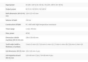 Harga Murah OEM Lab Mini <span class=keywords><strong>Gel</strong></span> Horizontal elektroforesis tahan suhu tinggi tangki plastik Aloi daya 40W untuk mengajar - Product Image 3