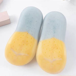 New Baby Sock Shoes Anti Sliptoddler Shoes <span class=keywords><strong>scarpe</strong></span> da bambino in cotone di gomma calzino in cotone - Product Image 5