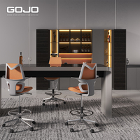 Meuble de bureau, modèle de table, bureau de direction de luxe en forme de L, bureau de bureau, table de bureau, bureau électrique à hauteur réglable