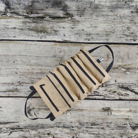 Organisateur d'outils Oxford personnalisé avec fermeture éclair, sac suspendu multi-poches, étui portable pour mécanicien, électricien, camping