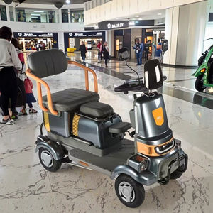 Elektrisch voertuig met vier wielen, 650 W elektrische fiets, e-bike-mobiliteit voor ouderen, kinderen, volwassenen, handig voor sightseeing - Product Image 2