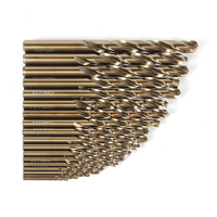 Cobalt HSS M35 jeu de forets droits 4mm 5mm 6mm 8mm forets en acier rapide pour métal inoxydable 10mm moulin métrique
