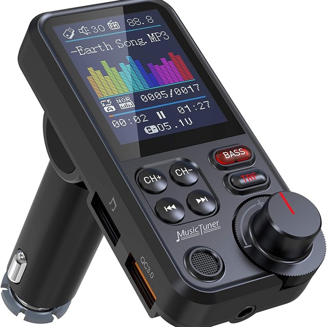 Car MP3 Player USB Flash Drive Lossless HIFI High and Low Frequency Equalizer Music Car Bluetooth FM Transmitter