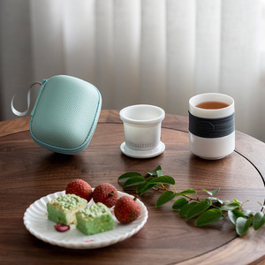 Portable Travel Tea Set Porcelain Lightweight Outdoor <b>Teacup</b> Gongfu Tea Cup Single Office Use - Product Image 5