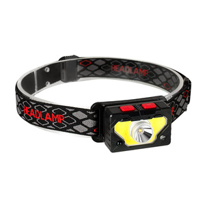 Lampe frontale rechargeable Skywolfeye 2000 mAh avec lumière COB et bande réglable pour le cyclisme en extérieur et la pêche nocturne - Product Image 1