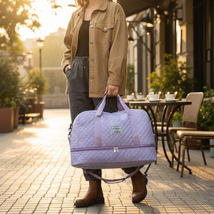 Bolsa de Viaje de Gran Capacidad con Separación Seca y Húmeda, Bolsa de Lona Deportiva, Moderna y Elegante, Portátil e Impermeable, en Varios Colores - Product Image 3