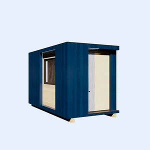 Qacent 조립식 럭셔리 스틸 프레임 벽 패널 작은 건물 맞춤형 저렴한 비용으로 현대 선적 컨테이너 조립식 주택