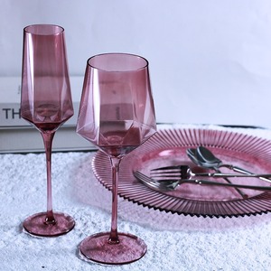 BLAIS – Verres à vin en cristal soufflé à la main, couleur prune élégante, <span class=keywords><strong>qualité</strong></span> supérieure, pour occasions spéciales – Ensemble économique – Lot de 1 - Product Image 4