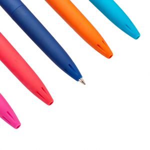 High Quality Persol 1.0mm Promotion <b>Colorful</b> School Stationery Ballpoint <b>Pen</b> Custom Logo Gift <b>Pen</b> Plastic Rubber Coating - Product Image 3