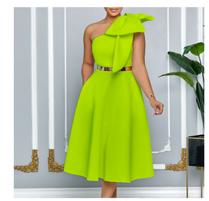 Của phụ nữ ăn mặc đầu gối dài Evening Đảng Dresses cộng với kích thước ăn mặc giản dị - Product Image 5