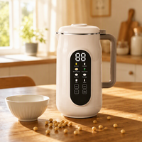 RANBEM 1.5L Machine à Lait Végétal Automatique Multifonctionnelle (Lait de Soja, Lait de Noix) avec Récipient en Acier Inoxydable et Moteur en Cuivre Pur pour Usage Domestique