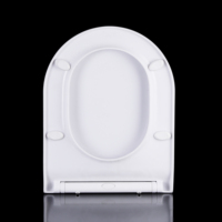 Yeden YDG-U002 Vente en gros directe usine Siège de toilette moderne en urée blanc, hygiénique, à fermeture lente, forme U/D, à face fermée, personnalisable