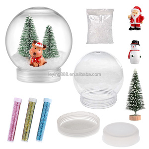 Phổ biến tự làm tùy chỉnh trong suốt screwing cơ sở Quả cầu tuyết, rỗng kính quả cầu tuyết với tuyết bên trong - Product Image 2