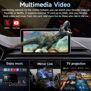 กล่อง Ai มีสายเป็นอะแดปเตอร์ CarPlay ไร้สาย2024 Android Auto สำหรับรถยนต์ทั่วไป Netflix YouTube เครื่องเล่นวิดีโอมัลติมีเดีย - Product Image 3