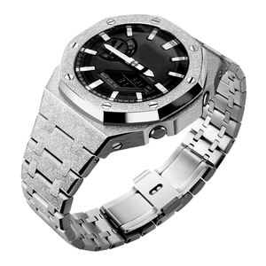 Mod de acero inoxidable esmerilado de moda de lujo Kit Mod accesorio para <span class=keywords><strong>relojes</strong></span> de pulsera <span class=keywords><strong>Gshock</strong></span> GA2100 GA2110 - Product Image 4