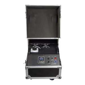 À base d'eau de haute qualité machines à fumée 3000W machine à brouillard d'eau avec 2 tubes dmx512 contrôle flight case pour l'étape fête de mariage - Product Image 3