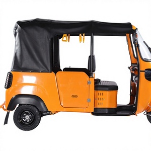 Triciclo de Pasajeros Pequeño con Pantalla LCD Independiente de 72V48Ah Cinturón de Seguridad para Conductor, 1 Asiento Trasero, 2 Parabrisas, Cinturón de Seguridad Automático - Product Image 5