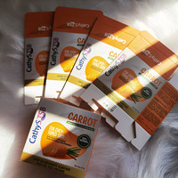 Vente en gros Boîte en papier noire de luxe Cadeau artisanal Emballage de bonbons Paquet de savon fait main Boîtes en carton