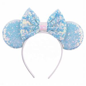 Wholesale Fashion Sequins Glitter Bow <b>Headband</b> for Girls & Kids One Size Fits All Party & Daily Use Hair Accessory - Product Image 5