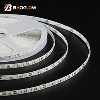 Tira de Luz LED Flexible de 24V 2835 9W 8MM 3000K 4000K 6000K IP20 para Interiores, 10M, Voltaje Constante, Gran Venta