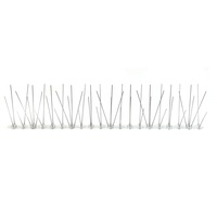 Pointes d'oiseaux en acier inoxydable avec base en plastique, produit de livraison gratuite, vente en gros, anti-oiseau, lutte antiparasitaire