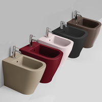 WC rond carré, bidet, carrelage en pierre, toilette, cuvette de toilette, commode, bidet portable, support de bidet, cuvette de toilette murale colorée, cuvette de toilette sanitaire