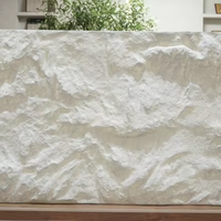 Panneau de placage en pierre FRP, feuille de placage en pierre flexible, panneau flexible en pierre, revêtement mural intérieur 3D, Volcano Mur Volcanique