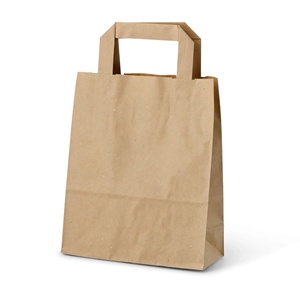 Sacs en papier kraft légers et portables pour cadeaux et courses, format générique S, 18x8x22 cm, recyclables - Product Image 6