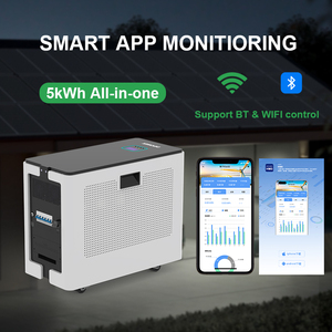 ระบบจัดเก็บพลังงานแบบพกพาออลอินวัน 5KW 5kwh พร้อมแบตเตอรี่ลิเธียม Lifepo4 สำหรับใช้ในบ้าน - Product Image 3