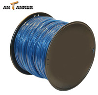 Fil de coupe en nylon bleu rond de 4 mm, bobine de 3 lb, haute résistance, compatible avec la plupart des machines pour l'entretien des pelouses et des jardins