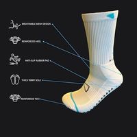 Chaussettes de football avec logo personnalisé Design gratuit Chaussettes de sport antidérapantes pour hommes Chaussettes de football personnalisées